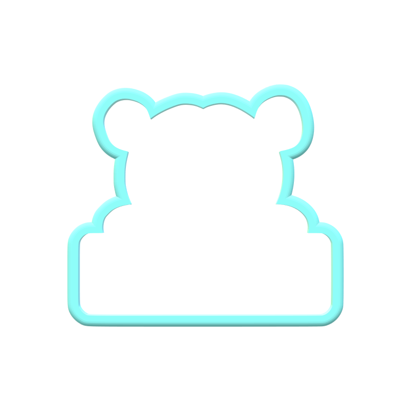 Polar Bear Cookie Cutter Set | STL File