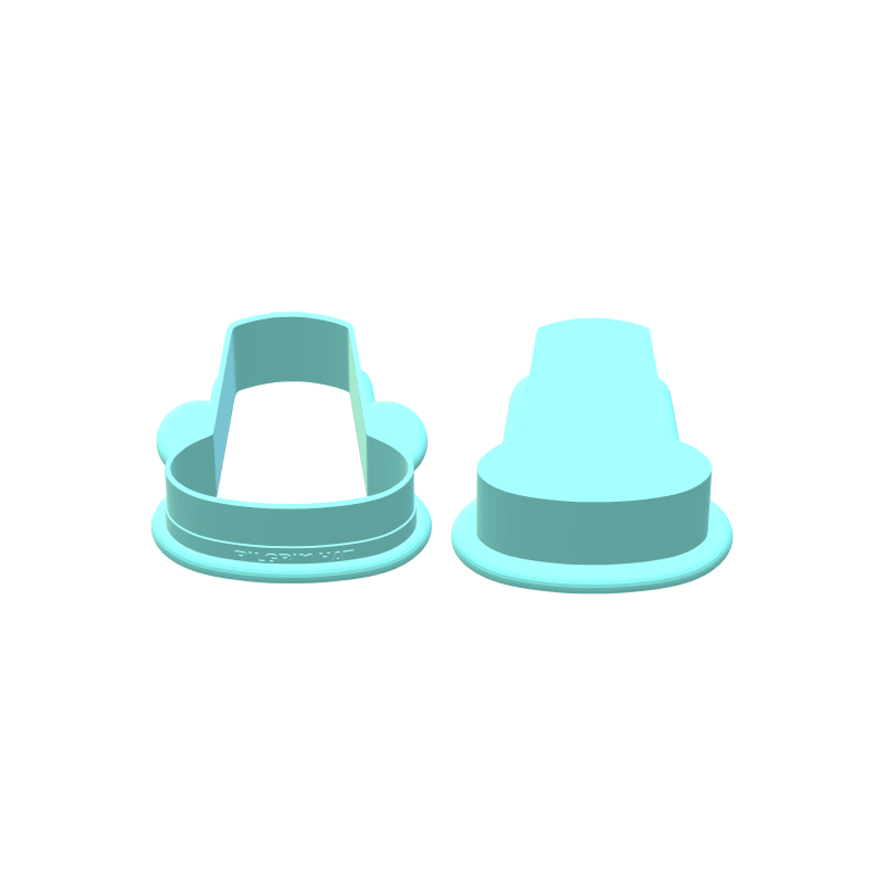 Pilgrim Hat Cake Pop Mold | Deluxe Cutter, Popper, and Tray Option
