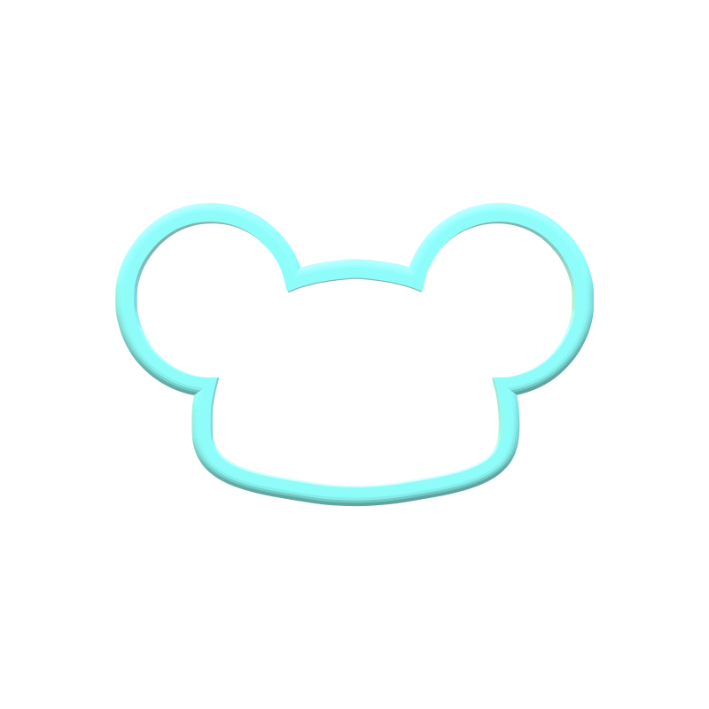 Mouse Hat Cookie Cutter | STL File