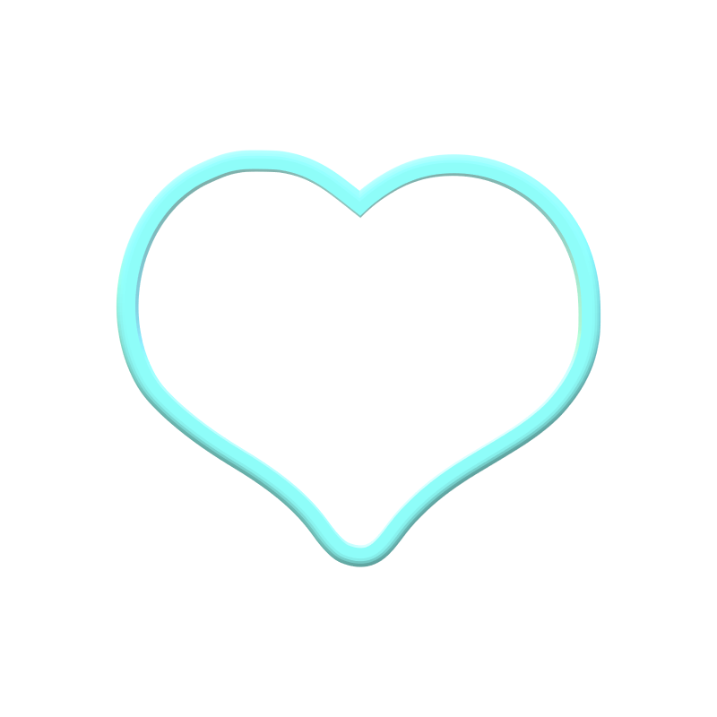 Valentines Heart Cookie Cutters | Digital Download STL Files