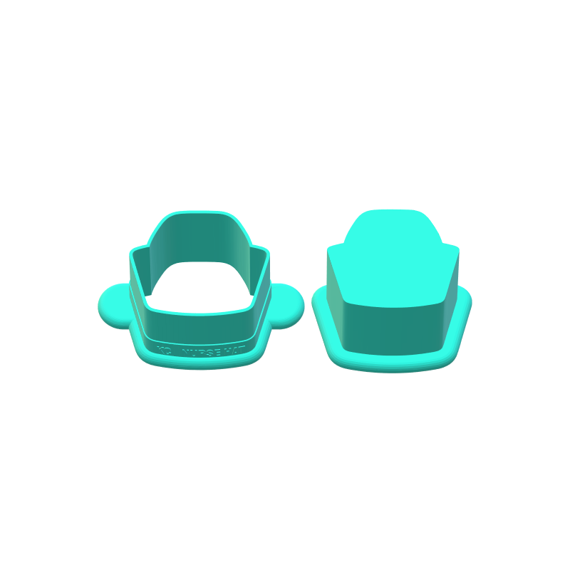 Nurse Hat Cake Pop Mold |Deluxe Cutter, Popper, and Tray Option