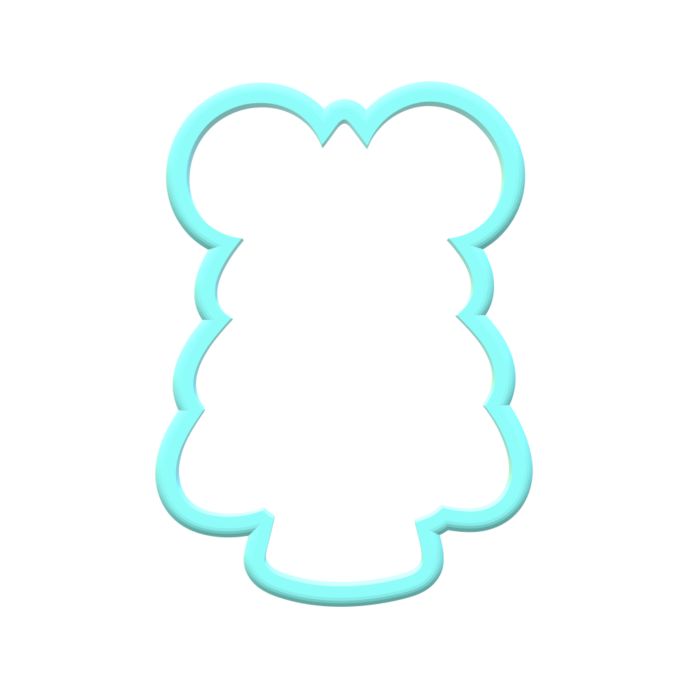 Christmas Mouse Tree Cookie Cutters