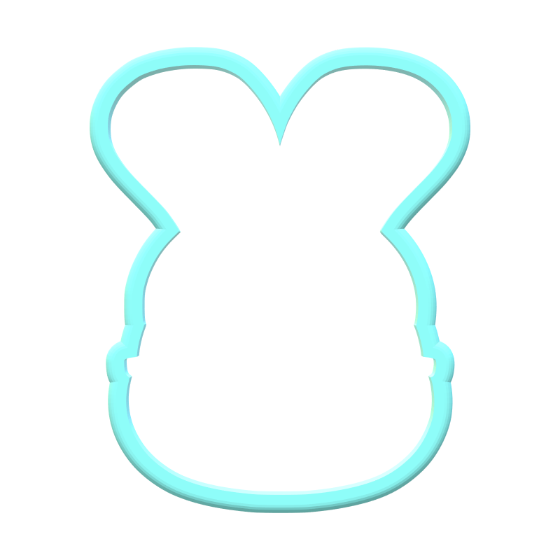 Bunny Sunglasses Cookie Cutters