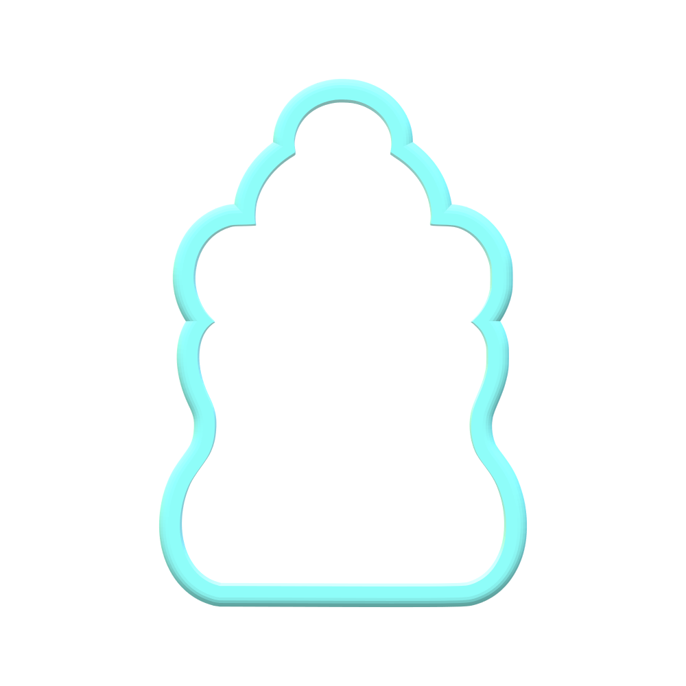 Baby Bottle Cookie Cutters | STL Files