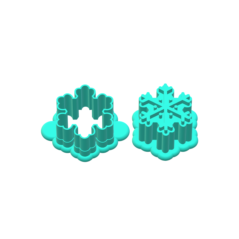 Snowflake Cake Pop Mold | Deluxe Cutter, Popper, and Tray Option