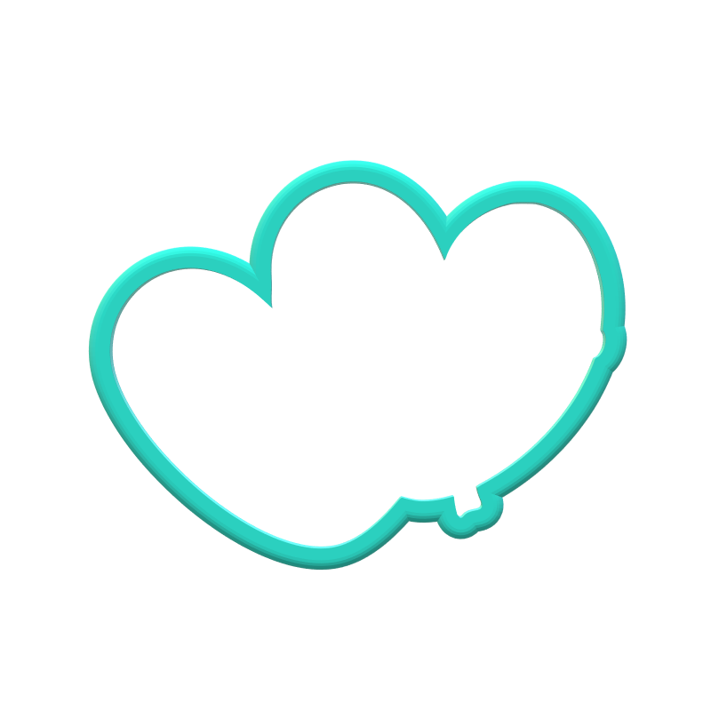 Heart Candy Box Cookie Cutters