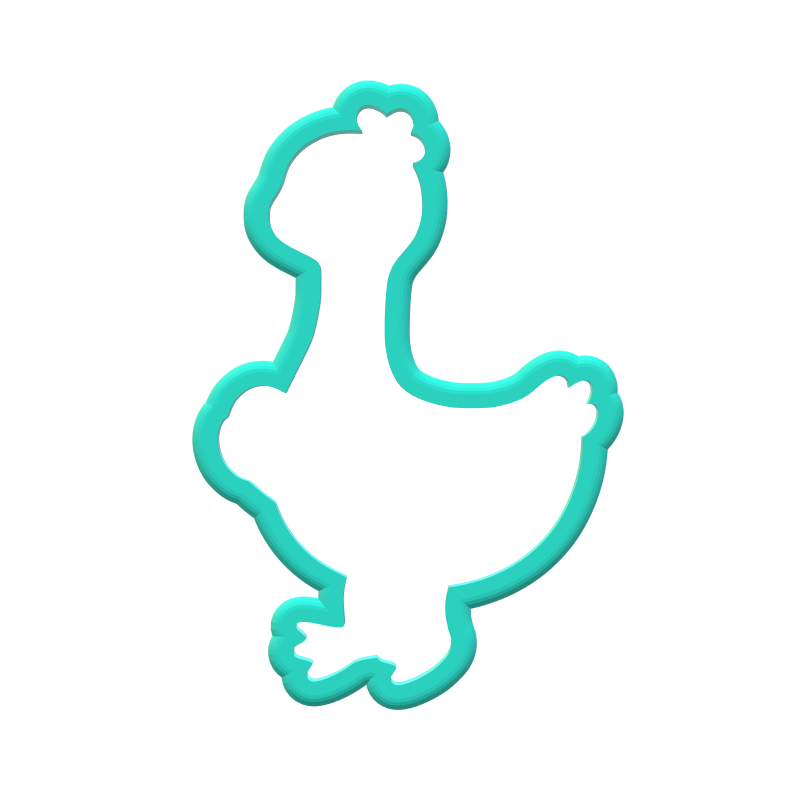 Girly Goose Cookie Cutters