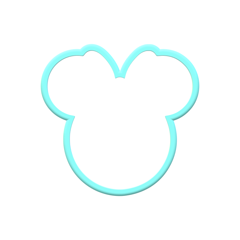 Girl Mouse Cookie Cutter | STL File