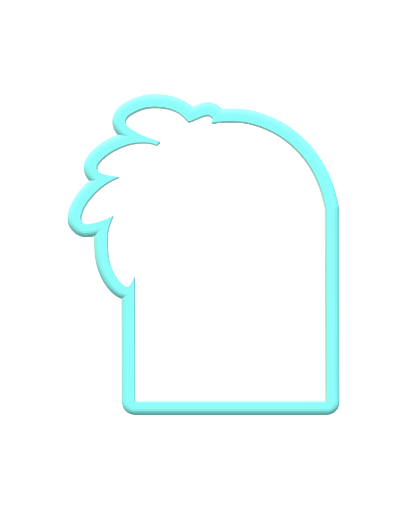 Fall Floral Plaque Cookie Cutters | Digital Download STL Files