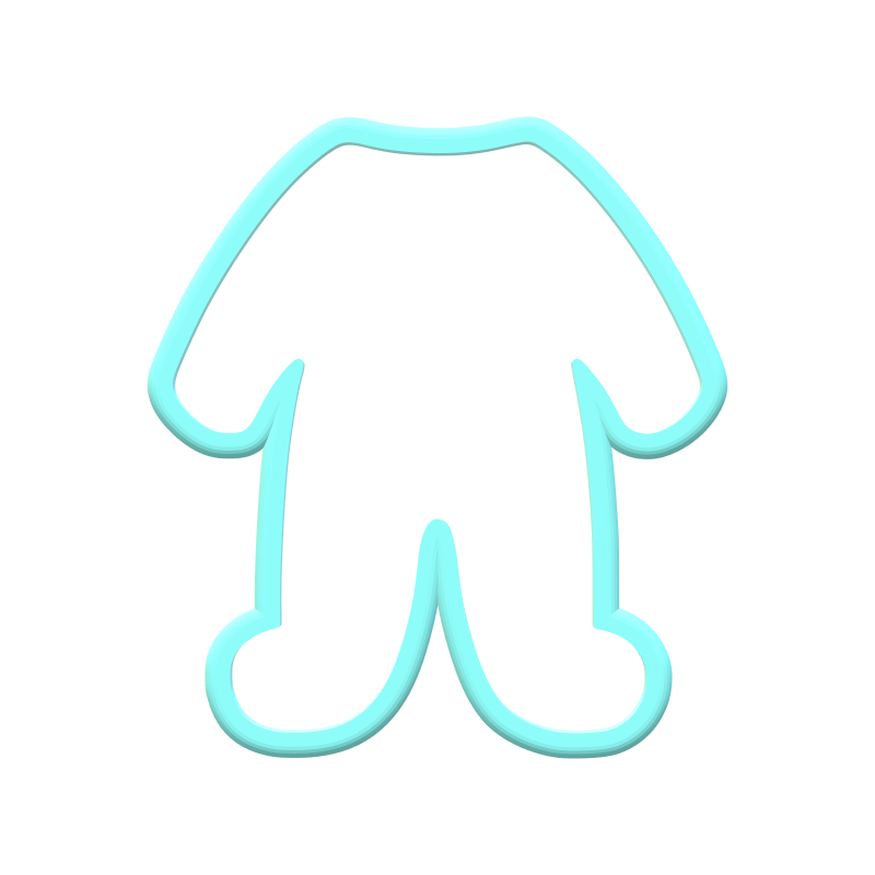 Baby bodysuit Cookie Cutters