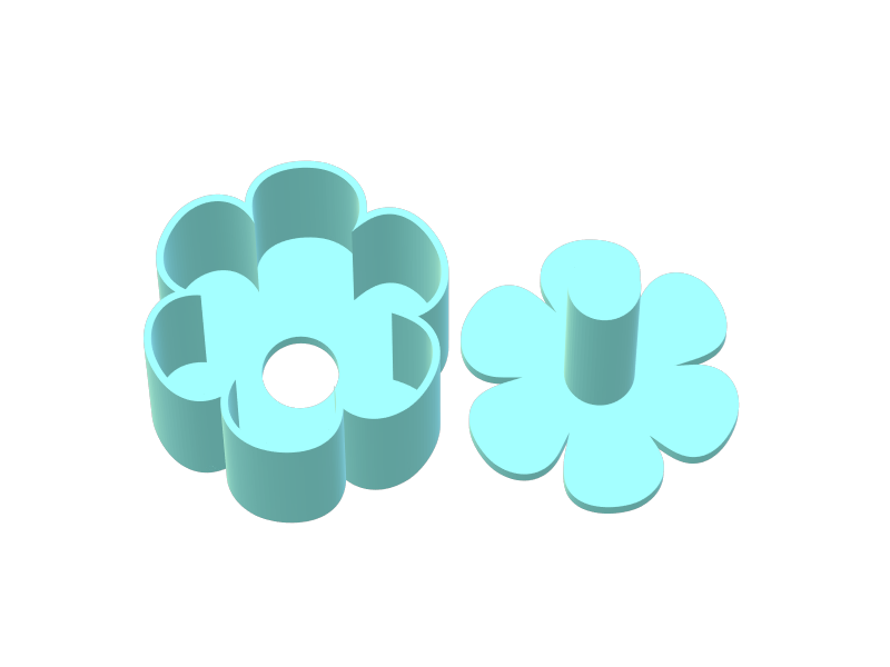 Flower Cake Pop Mold | Digital Download STL File