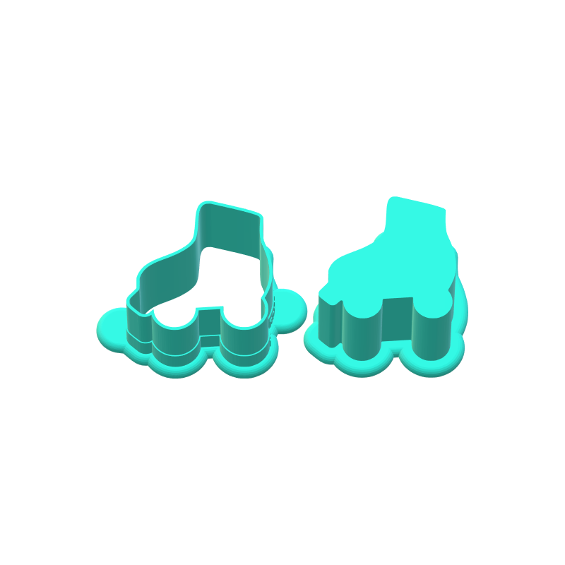 Roller Skate Cake Pop Mold |Deluxe Cutter, Popper, and Tray Option