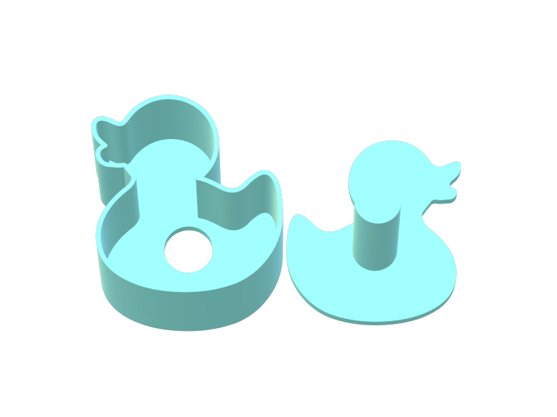 Rubber Duck Cake Pop Mold | Digital Download STL File