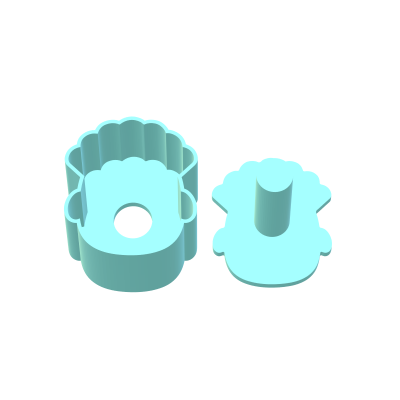 Turkey Squish Cake Pop Mold | Digital Download STL File