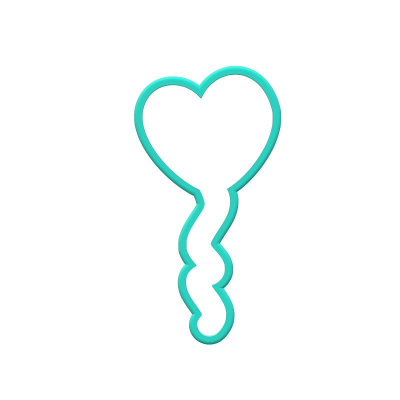 Heart Balloon Cookie Cutters