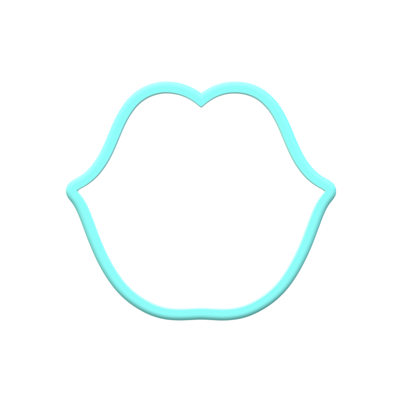 Lips Cutter Lips Cookie Cutters | Kreative Cutters – Kreative Cutters INC
