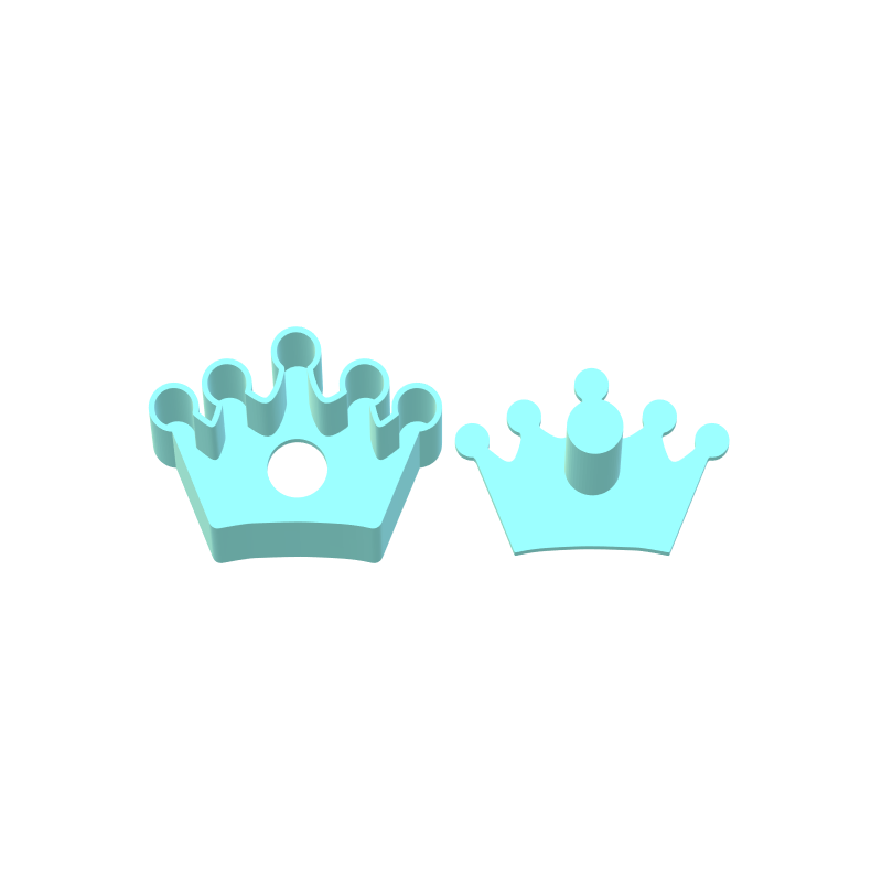 Tiara Crown Cake Pop Mold | Digital Download STL File