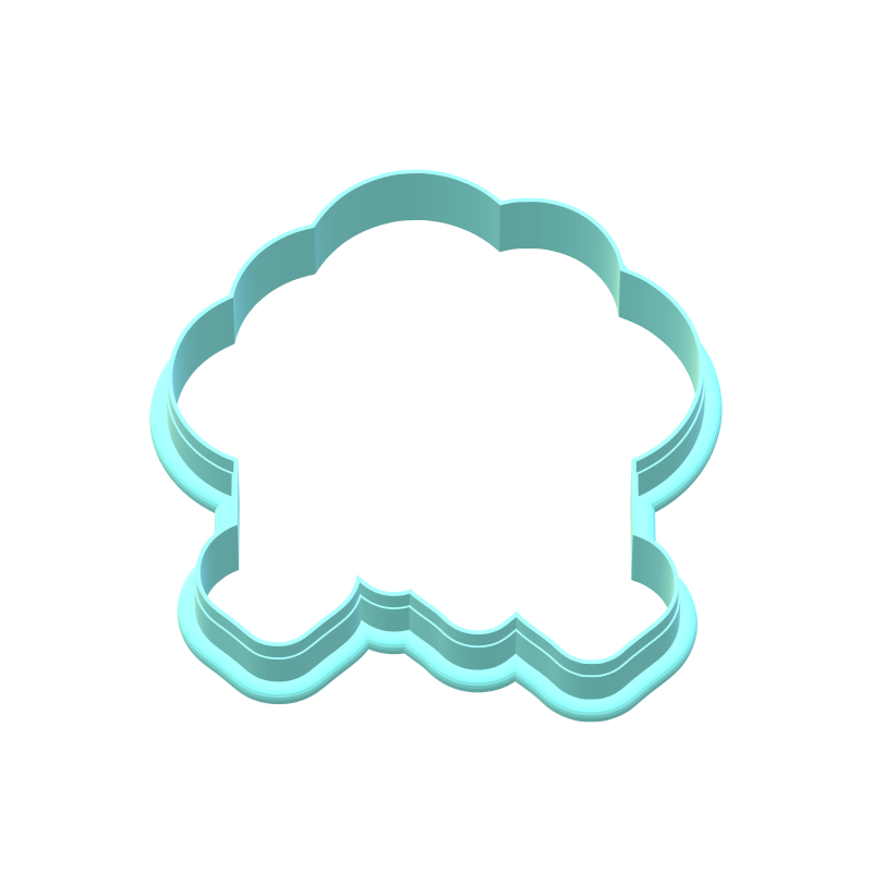 Cloud with Hanging Hearts Cookie Cutters