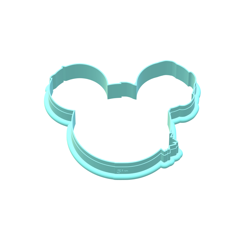 Mouse Pumpkin Leaves Cookie Cutters | STL File