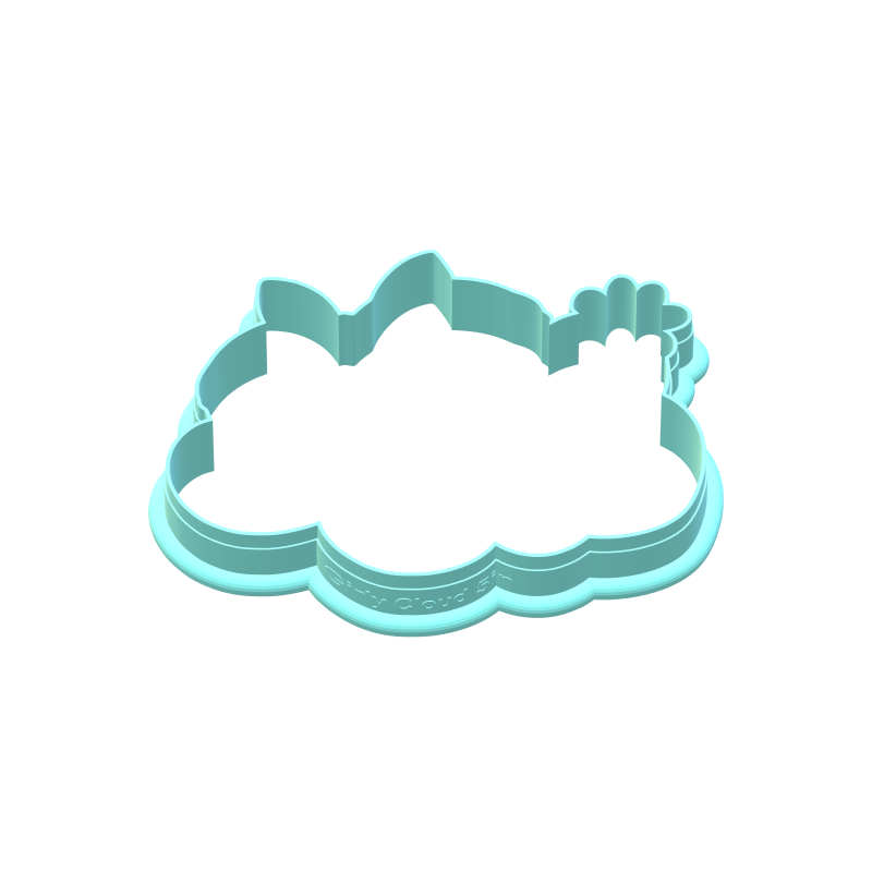 Girly Cloud Cookie Cutters | STL File
