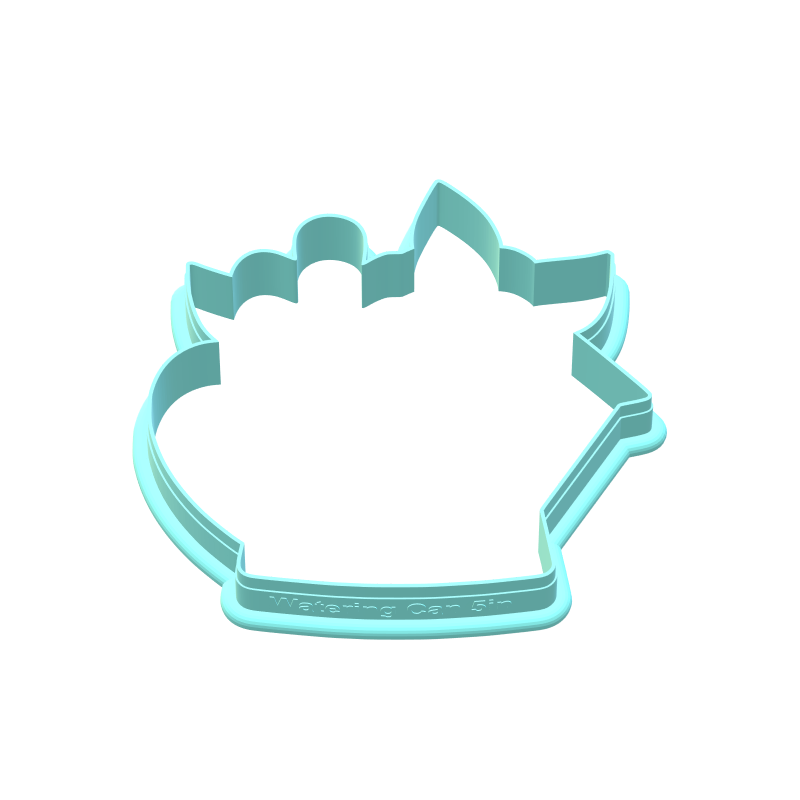 Flower Watering Can Cookie Cutters | STL File