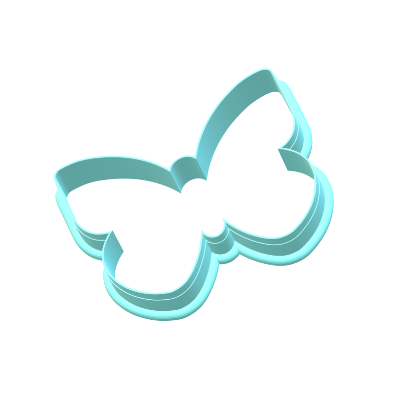 Butterfly Cookie Cutters with Butterfly Stencil Option
