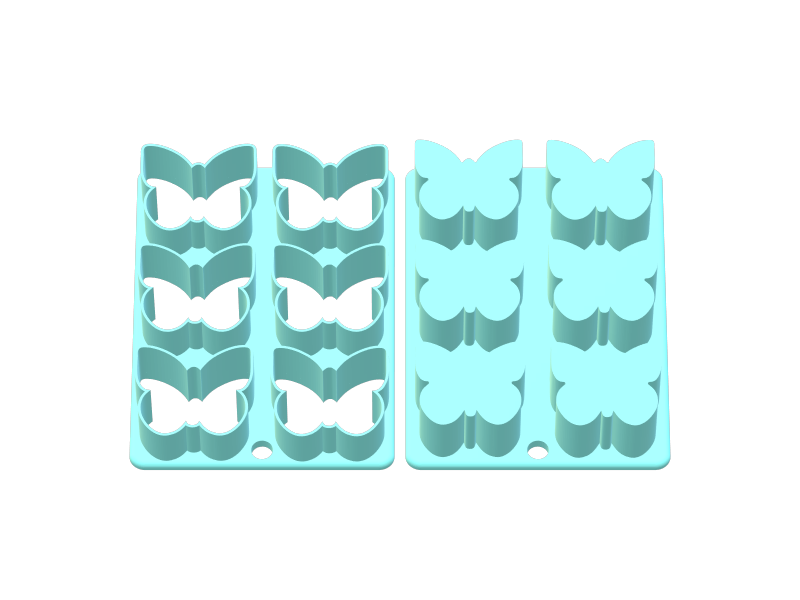 Butterfly Cake Pop Mold | Deluxe Cutter, Popper, and Tray Option