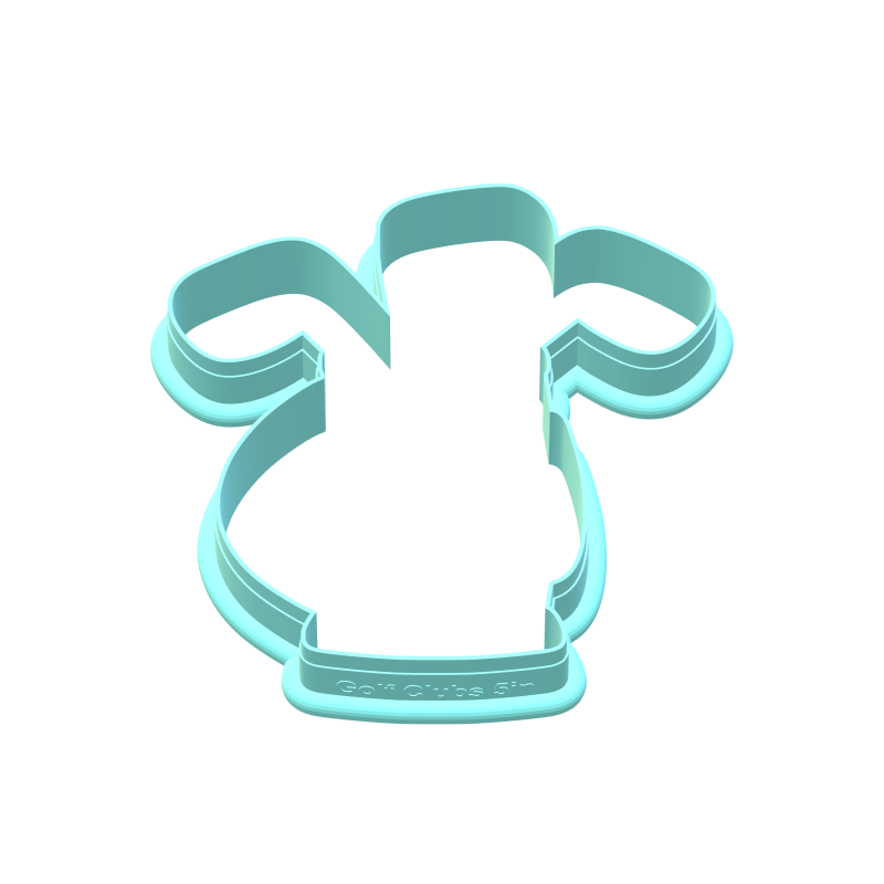 Golf Clubs Cookie Cutters