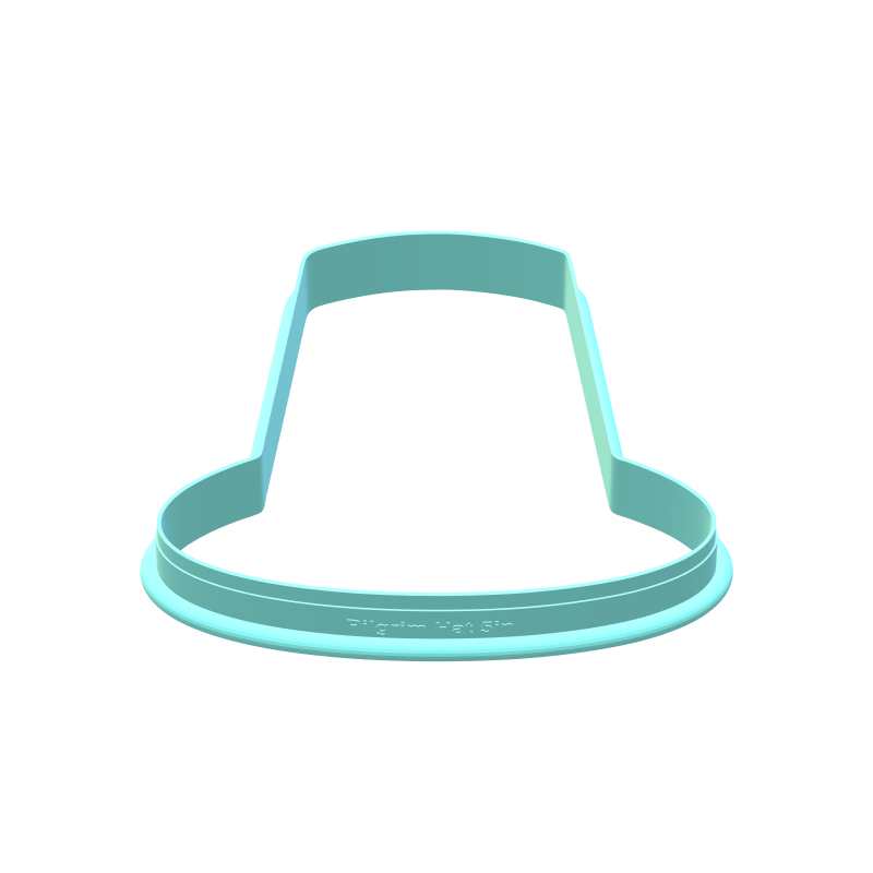 Pilgrim Hat Cookie Cutter | STL File