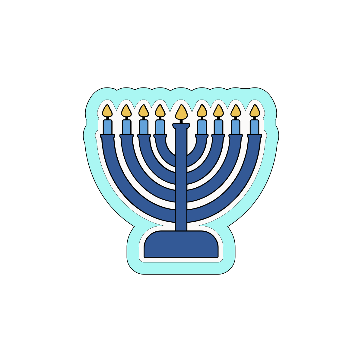 Hanukkah Cookie Cutters | Set 1