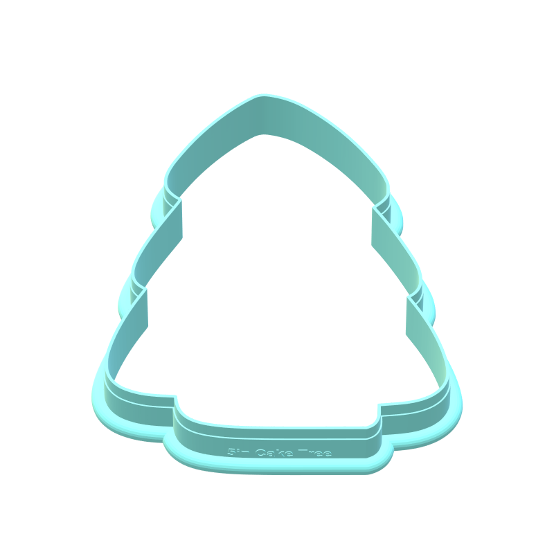 Christmas Cake Tree Cookie Cutter | STL File