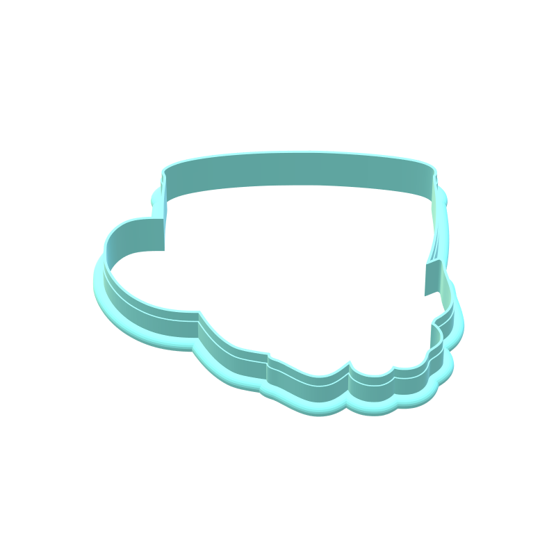 Floral Coffee Cup Cookie Cutters | STL File