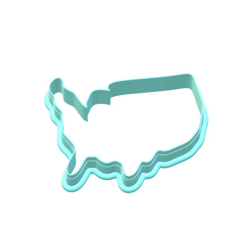 USA Cookie Cutters | STL File