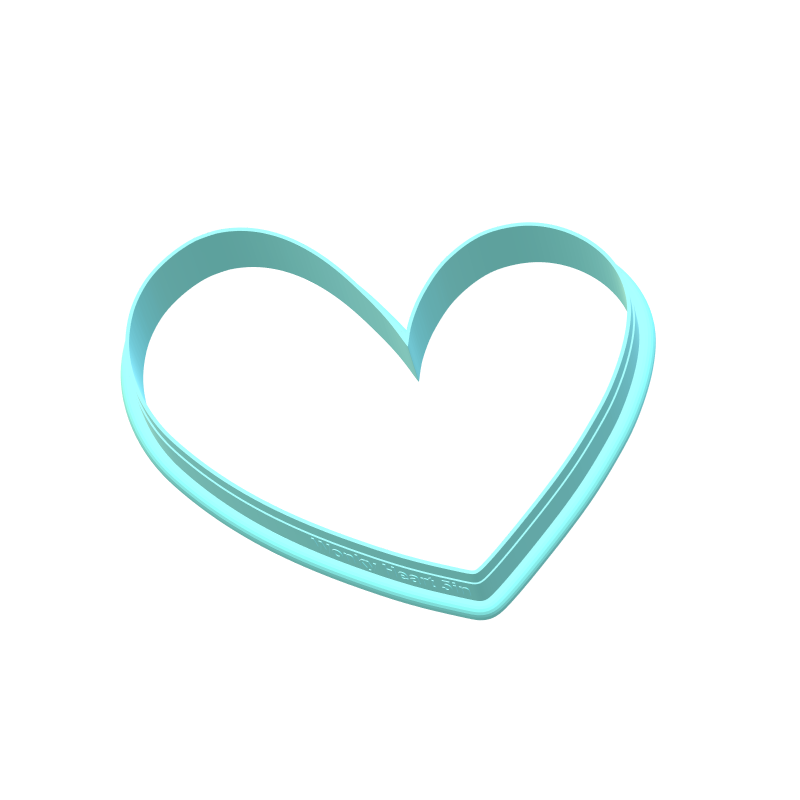 Wonky Heart Cookie Cutters | STL Files