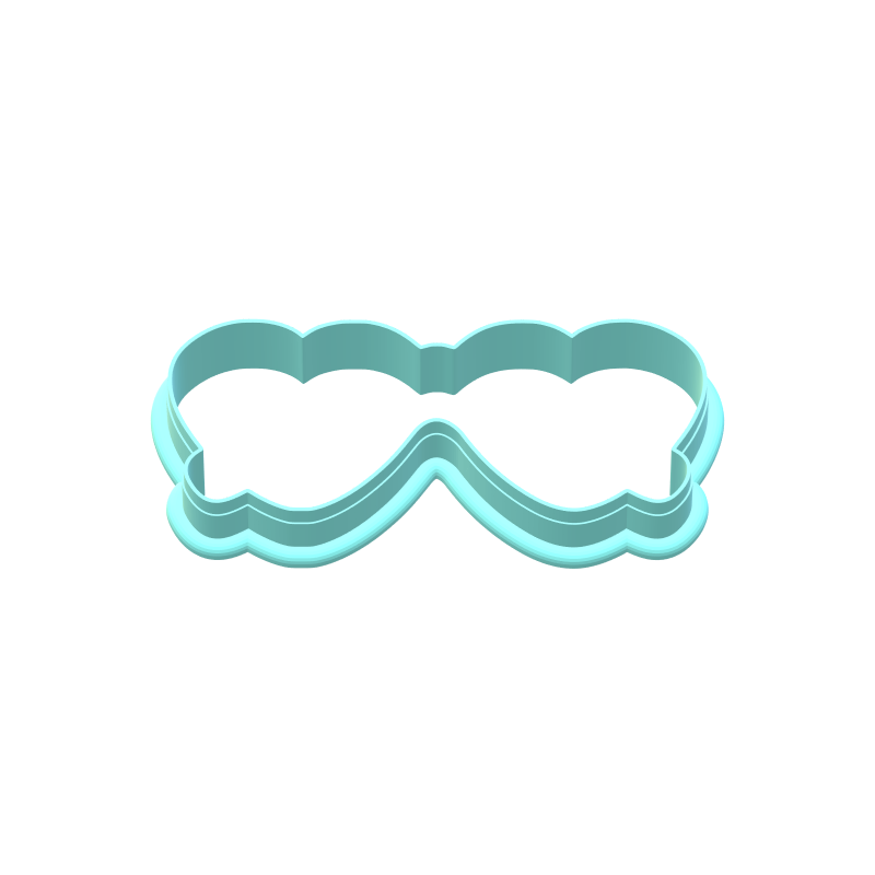 Heart Sunglasses Cookie Cutters | Standard & Imprint Cutters Included | STL Files