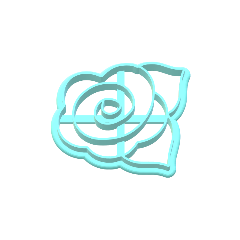 Rose Cake Pop Mold with Fondant Embosser and Stamp | Deluxe Cutter, Popper