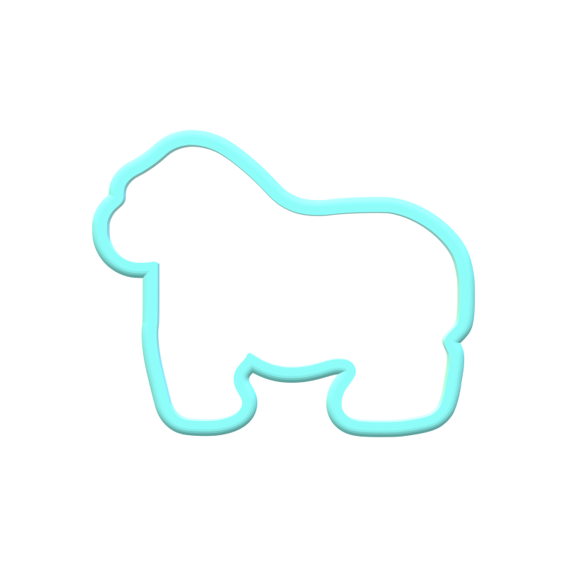 Circus Animals Cookie Cutters | Digital Download STL Files