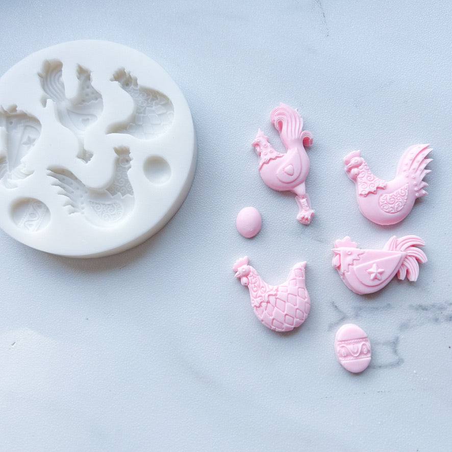 CHICKEN AND EGGS MOLD