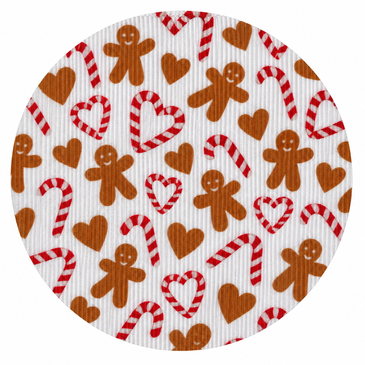 Gingerbread Man Pre-Tied Bow w/Wire