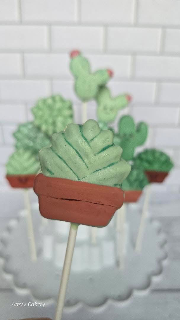 Succulent 2 Cake Pop Mold |Deluxe Cutter, Popper, and Tray Option