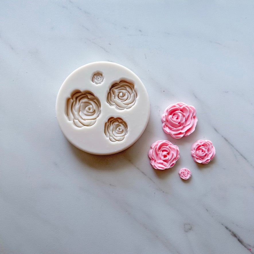MULTI SIZE ROSE QUAD MOLD