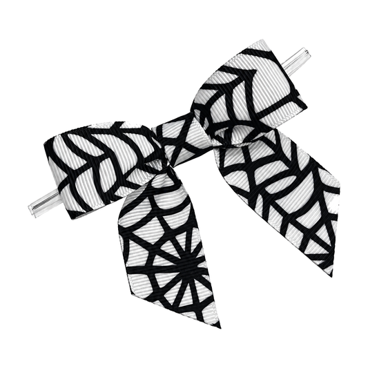 Spider Web Pre-Tied Bow w/Wire