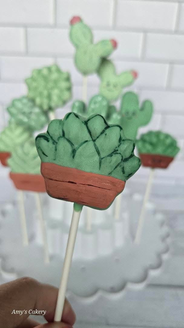 Succulent 1 Cake Pop Mold |Deluxe Cutter, Popper, and Tray Option
