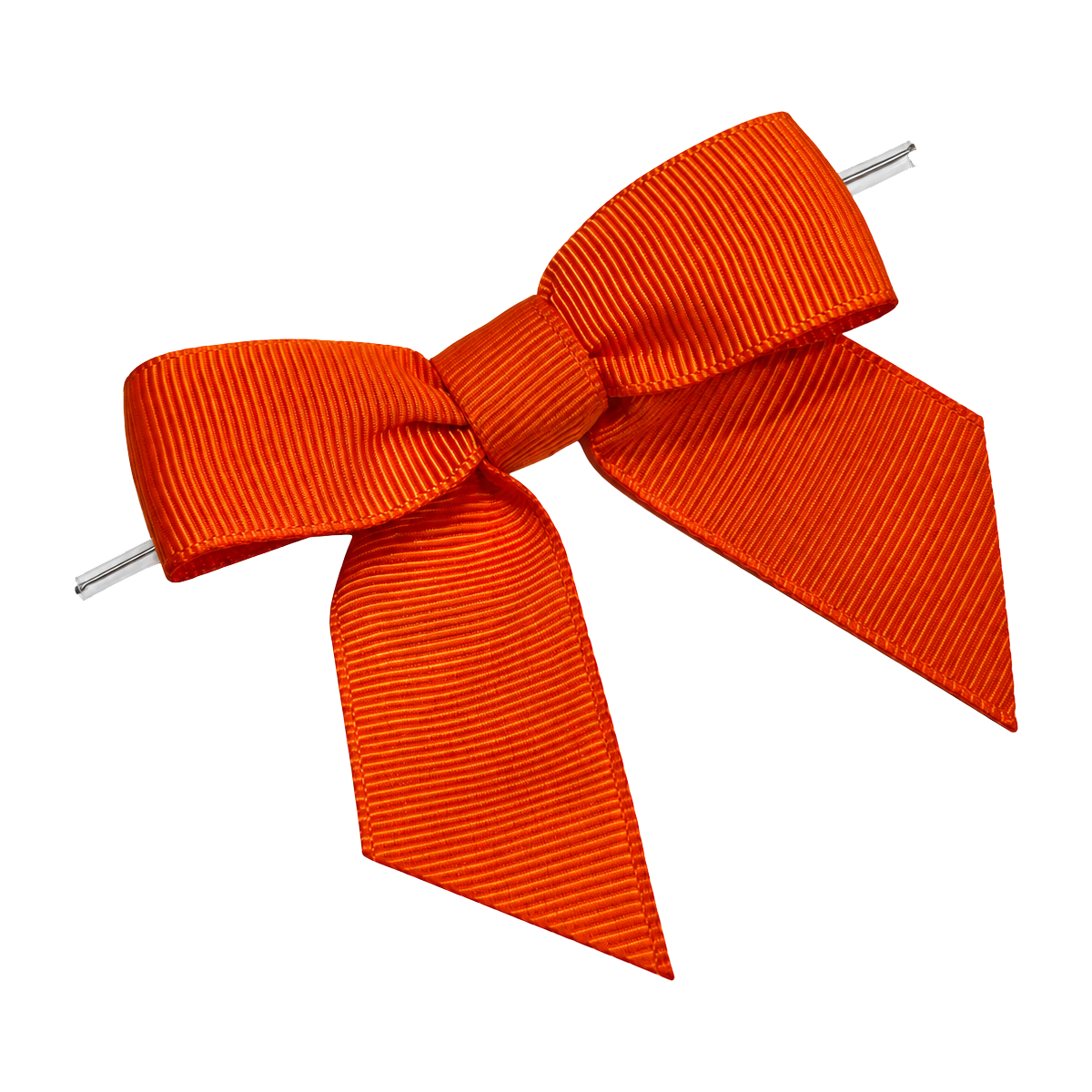 Russet Orange Pre-Tied Bow w/Wire