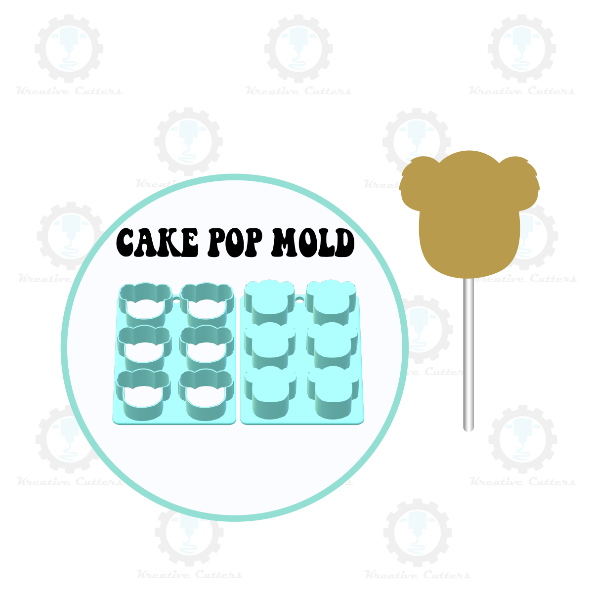 Koala Squish Cake Pop Mold | Single or Multi-popper