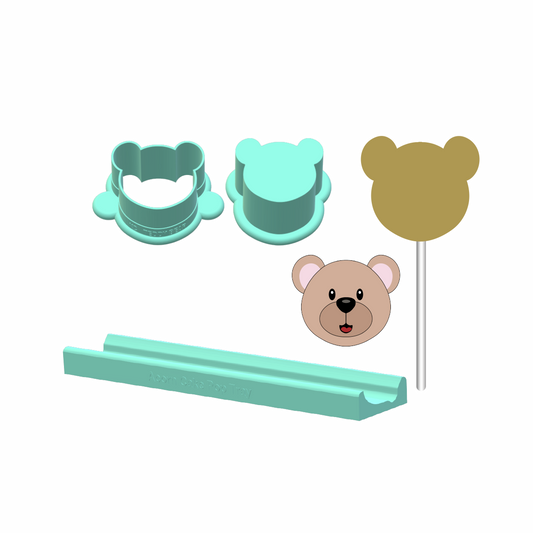 Teddy Bear Face Cake Pop Mold