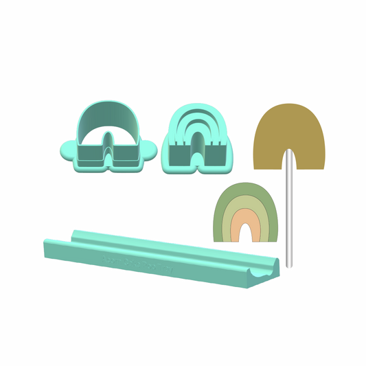 Rainbow Cake Pop Mold |Deluxe Cutter, Popper, and Tray Option