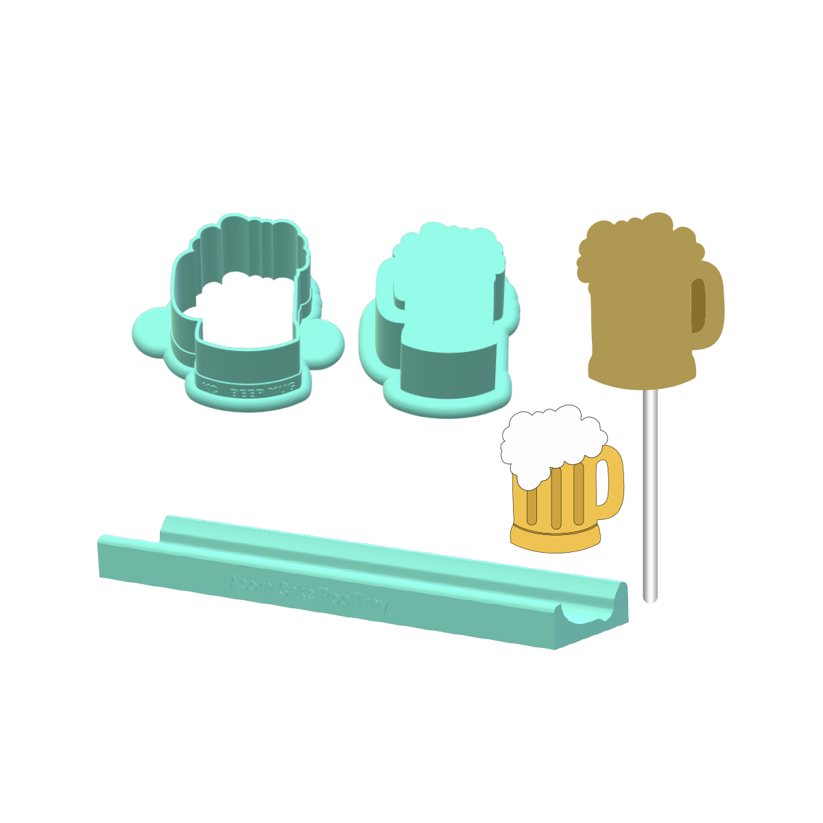 Beer Mug Cake Pop Mold