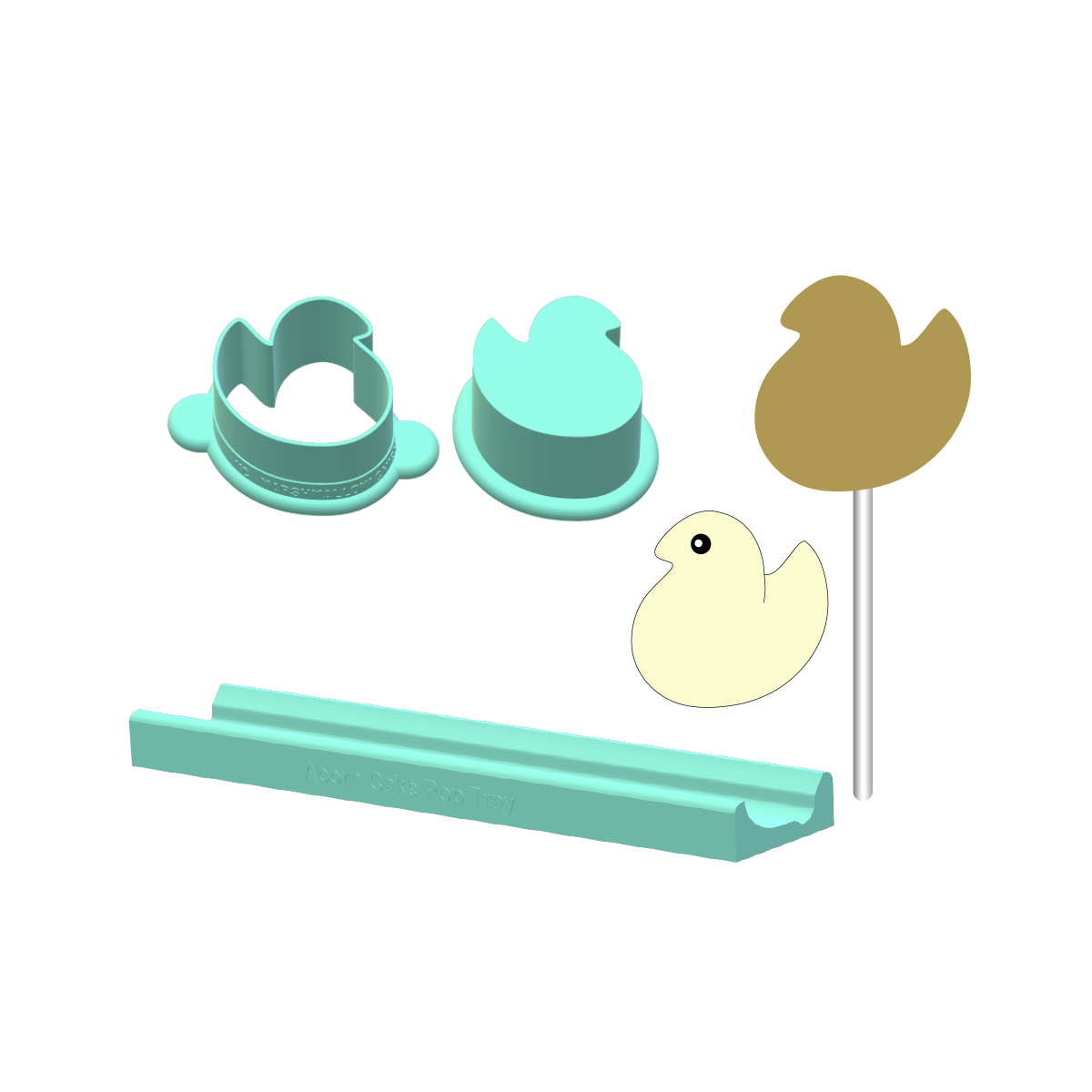 Marshmallow Chick Cake Pop Mold