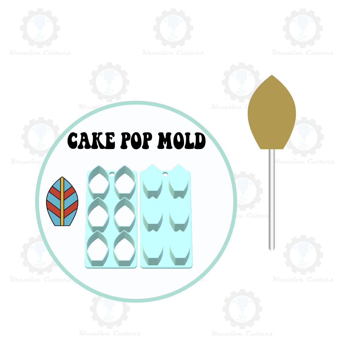 Surfboard Cake Pop Mold | Single or Multi-popper